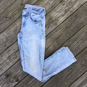 American eagle outfitters cloudy wash skinny jeans